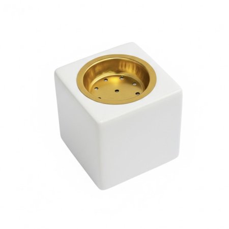 مبخرة مكعبة ابيض