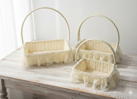 طقم سلال عرايسي 3 قطع