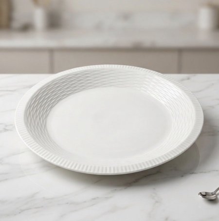 جاط بلاستك ابيض / 35 Cm