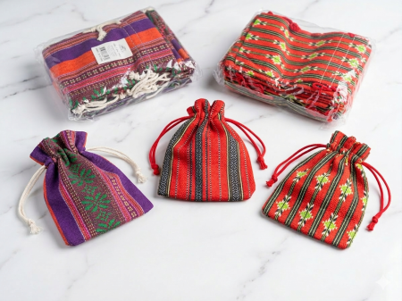 توزيعات اكياس نقش بداوي قماش