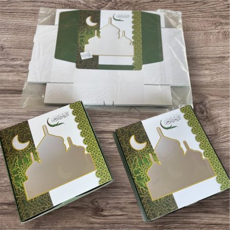 علب كرتون للكعك والمعمول