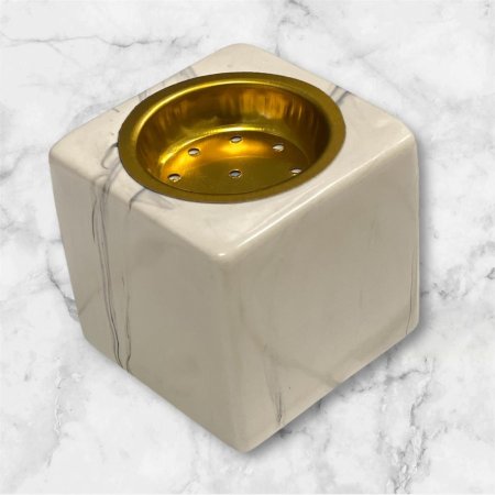 مبخرة مكعبة رمادي