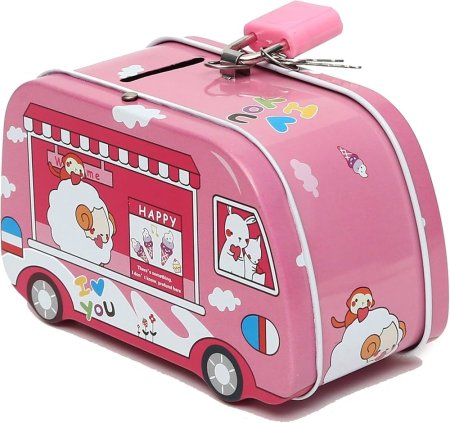 حصالات اطفال مع قُفل صغير