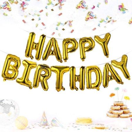 بالون حروف  Happy Birthday
